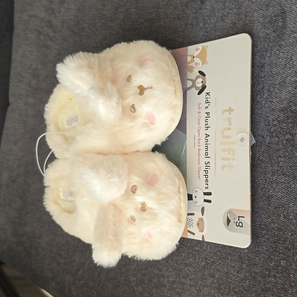 TRULFIT KID"S PLUSH ANIMAL SLIPPERS